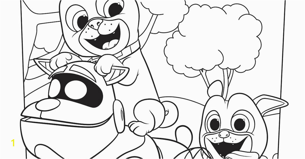 puppy dog pals coloring page