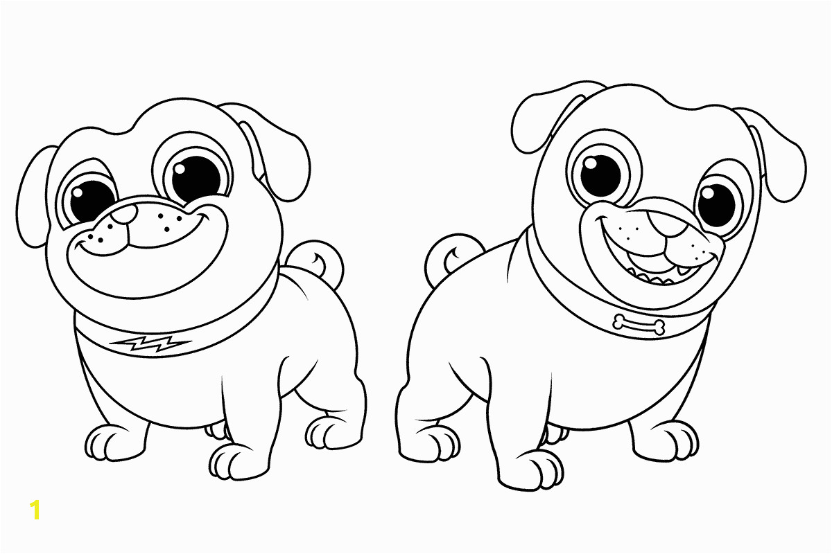 puppy dog pals coloring pages