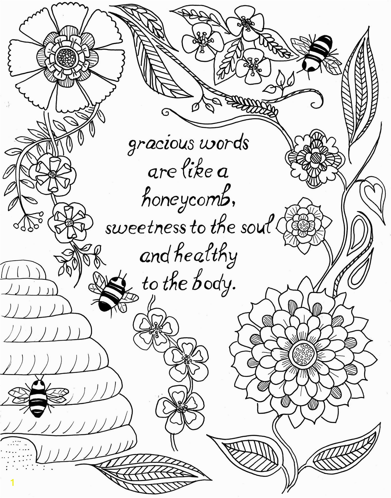 Printable Quote Coloring Pages for Adults Quote Coloring Pages for Adults and Teens Best Coloring