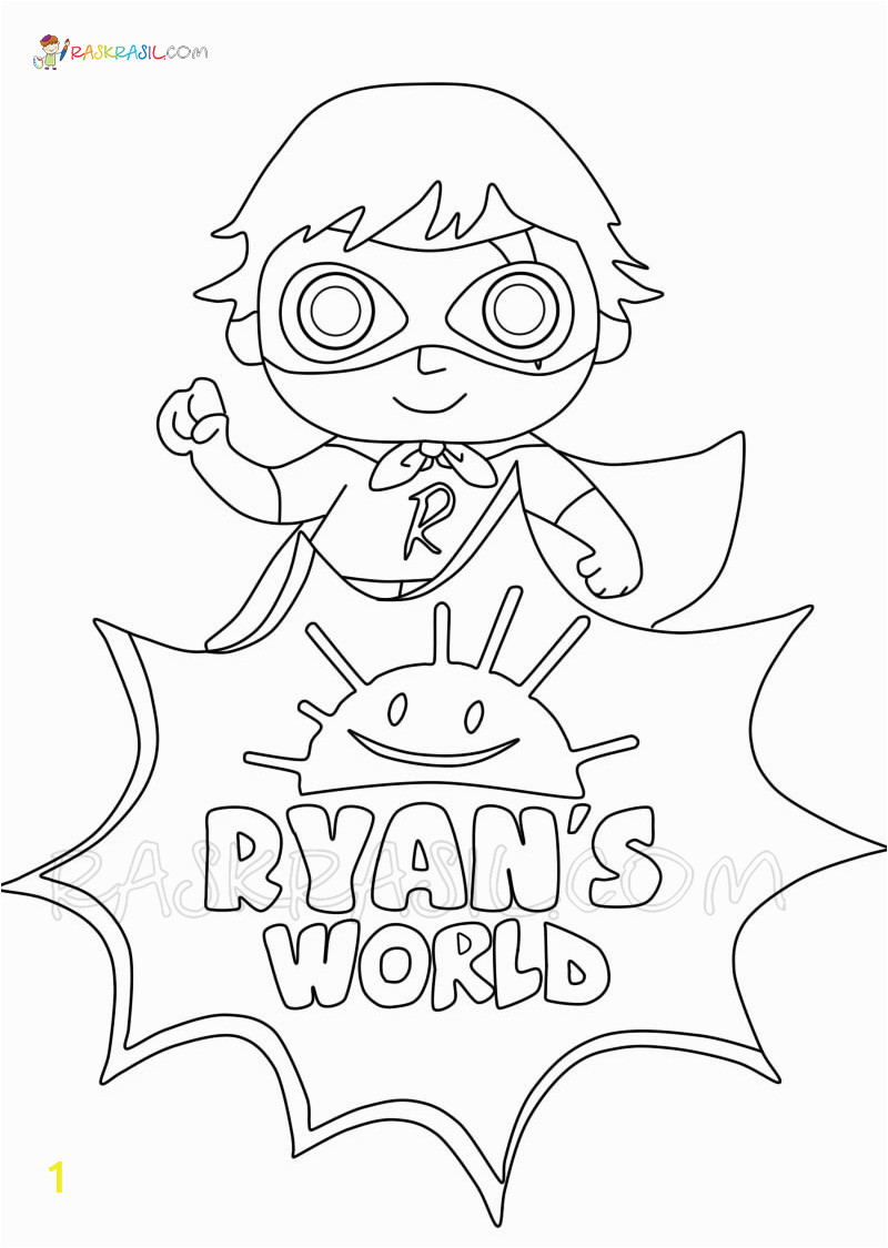 Printable Ryan S World Coloring Pages Ryan S World Coloring Pages