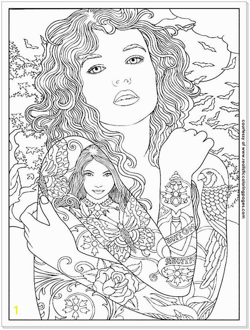 Printable Tattoo Coloring Pages for Adults Adult Coloring Pages Tattoos