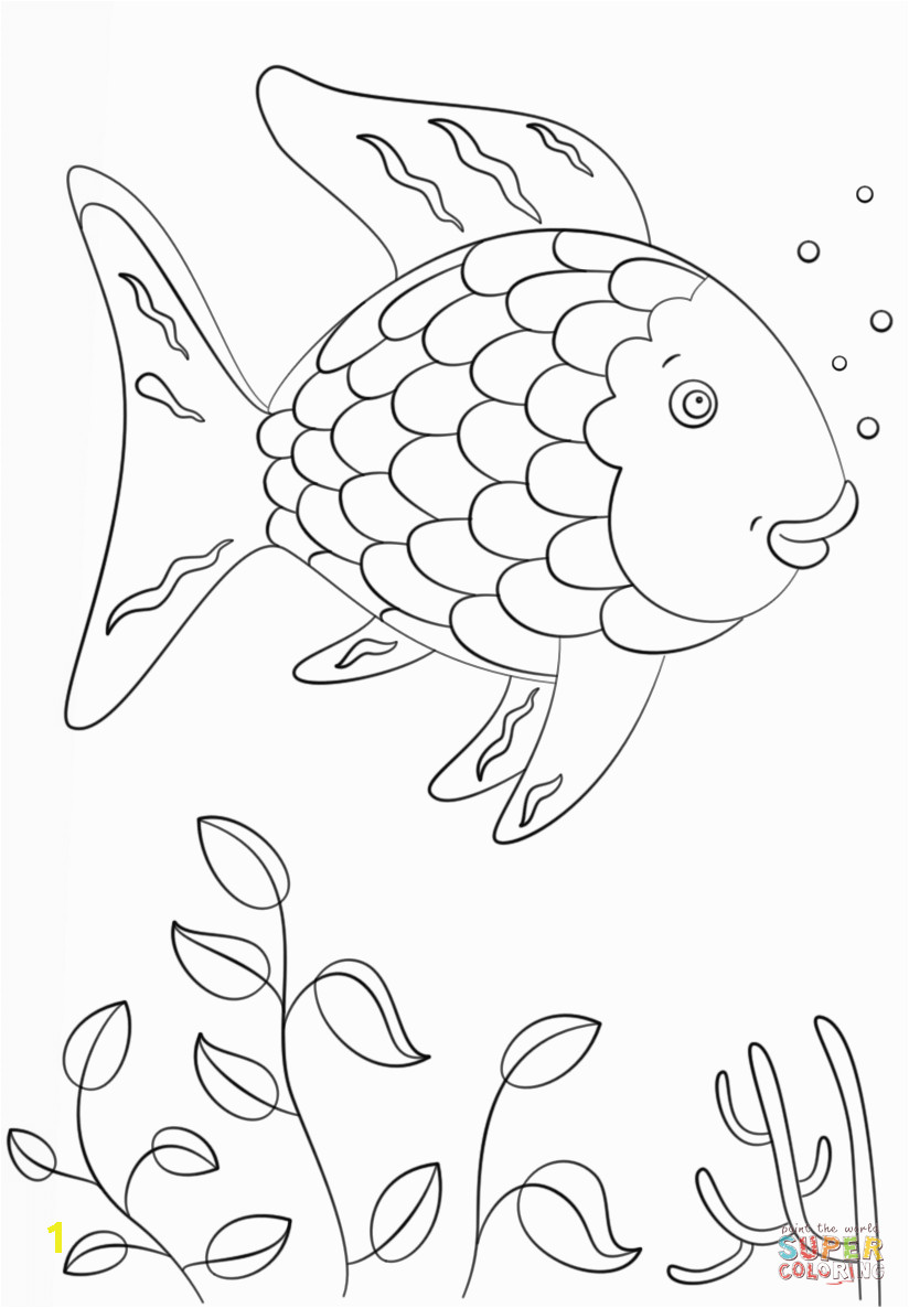 rainbow fish template