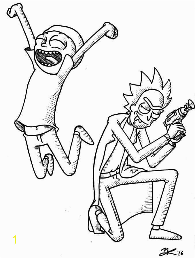 Rick and Morty Trippy Coloring Pages Rick and Morty Coloring Pages