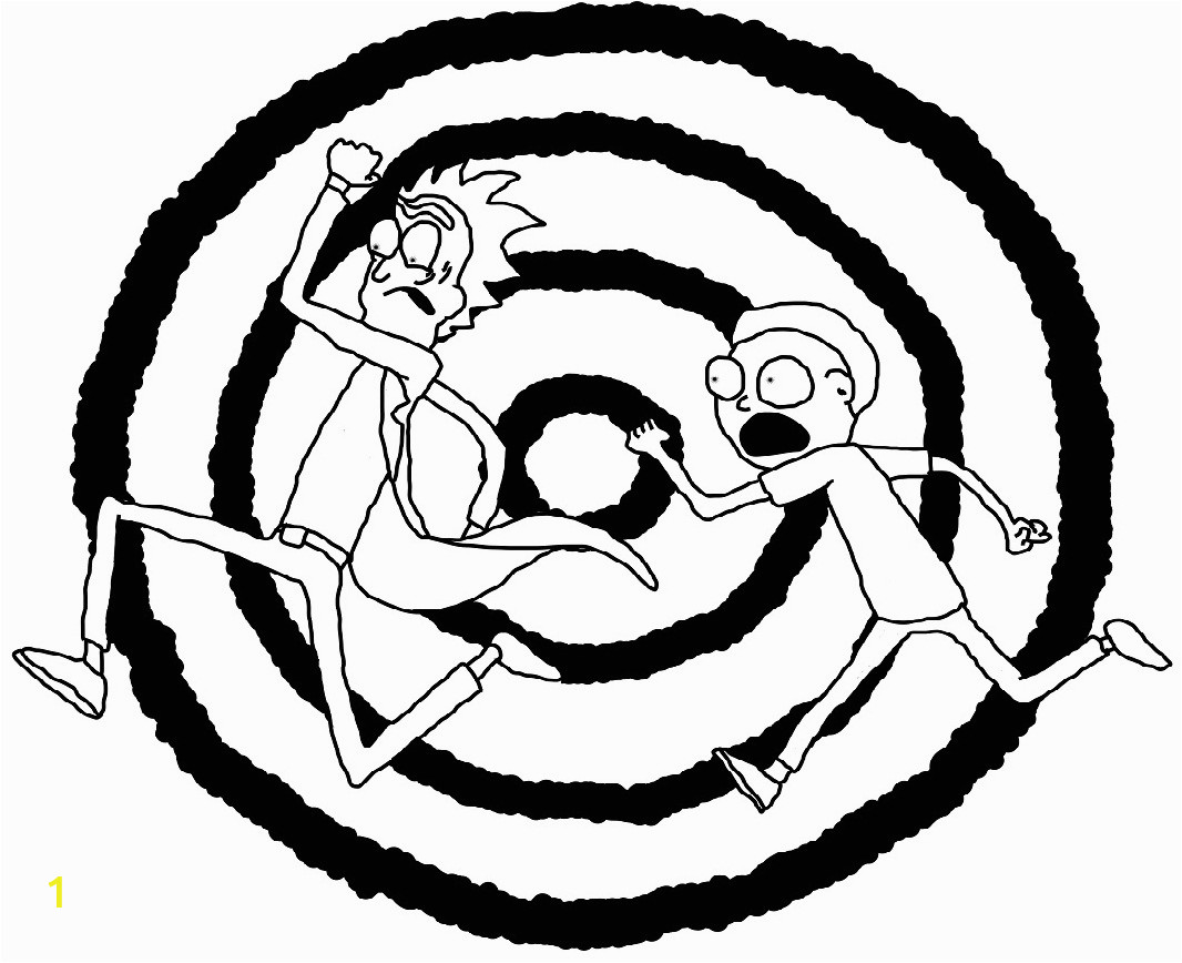 Rick and Morty Trippy Coloring Pages top 12 Printable Rick and Morty Coloring Pages Line