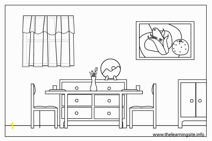 Rooms In A House Coloring Pages Coloring Pages A House Best Coloring Pages Collections