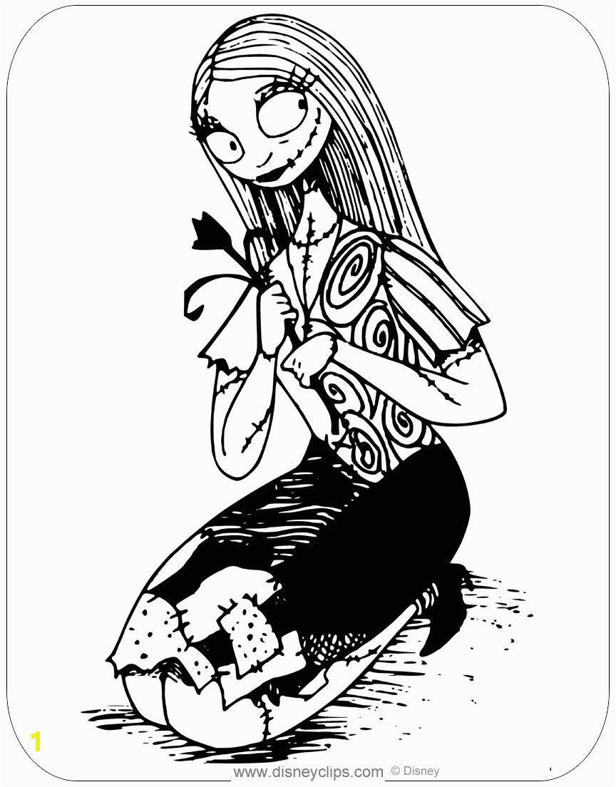 Sally Nightmare before Christmas Coloring Pages the Nightmare before Christmas Coloring Pages