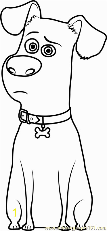 max coloring page