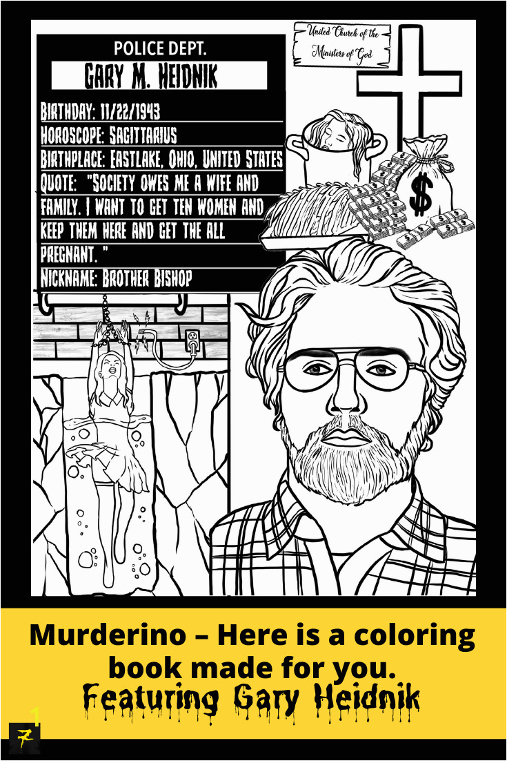 serial killer coloring pages