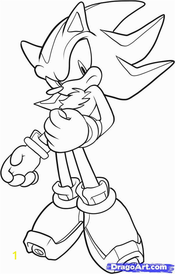 shadow the hedgehog coloring pages to print