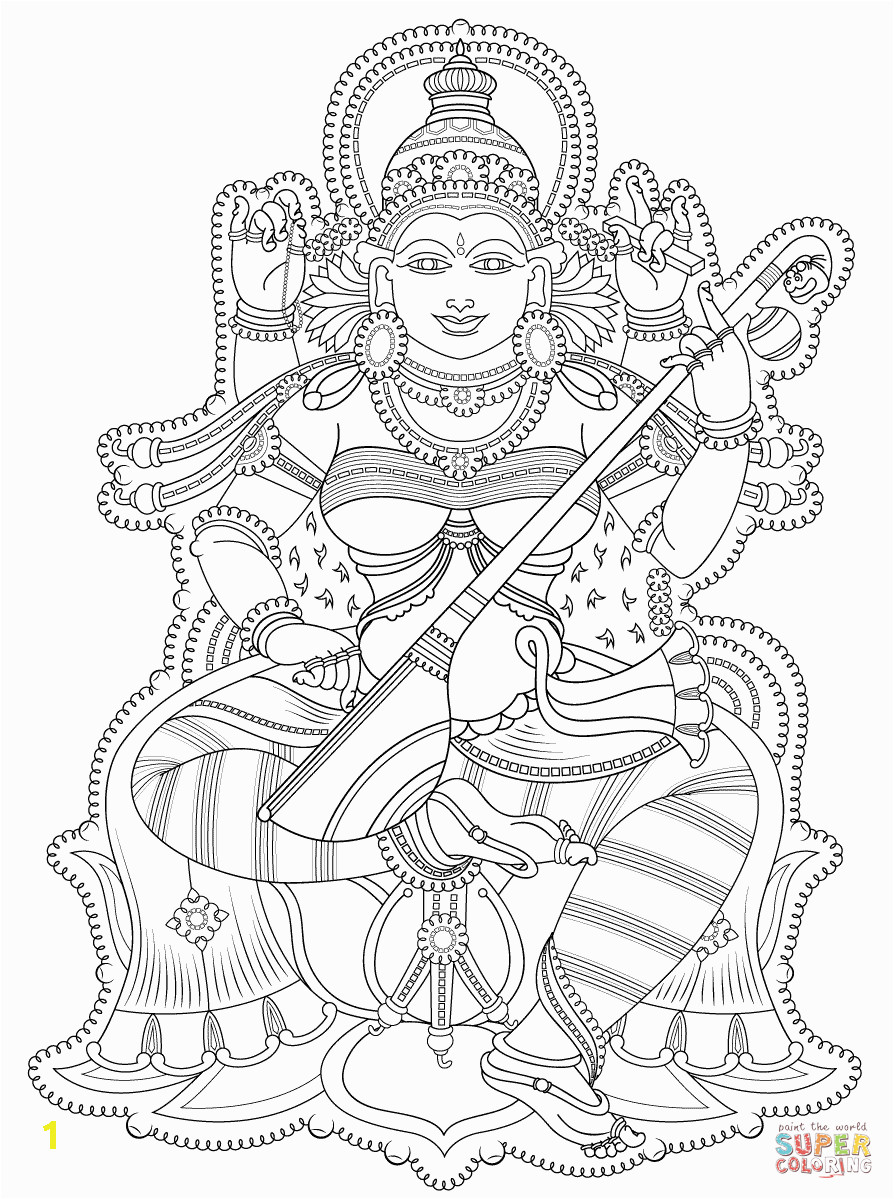 shiva coloring pages