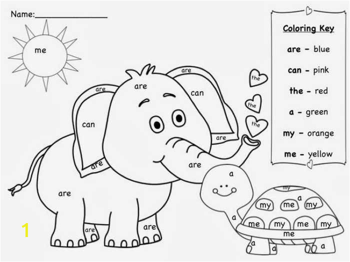Sight Word Coloring Pages for Kindergarten Kindergarten Coloring Pages Free