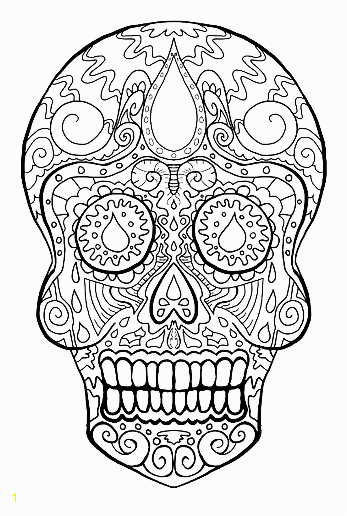 image=dia de los muertos day of the dead Coloring for kids dia de los muertos day of the dead 1