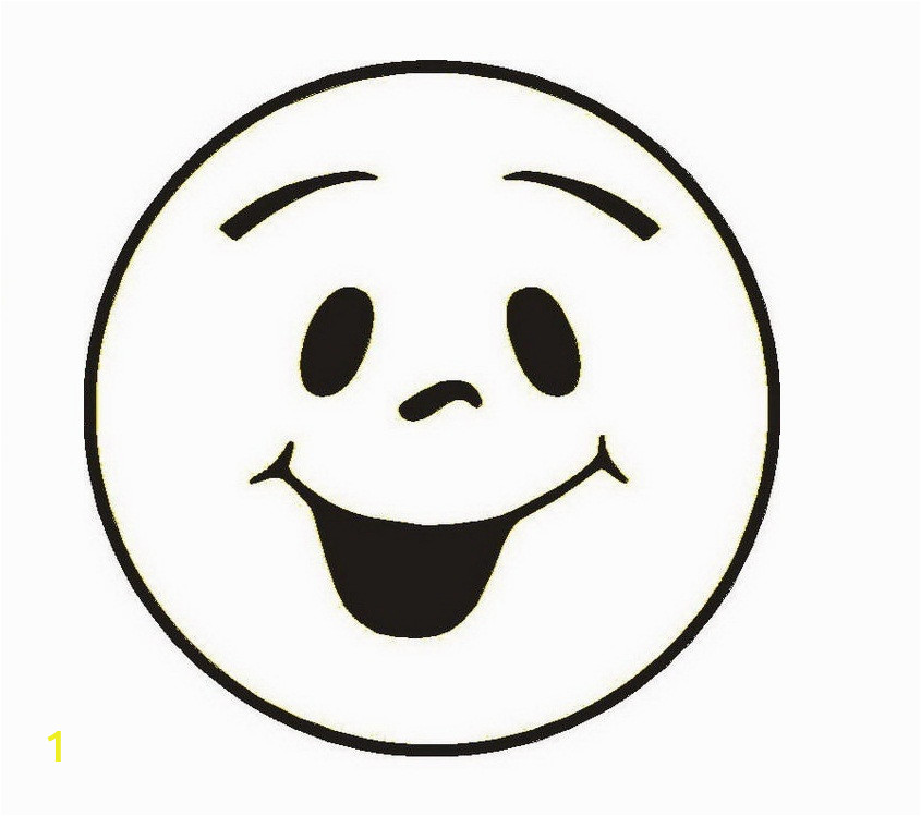 smiley face coloring pages