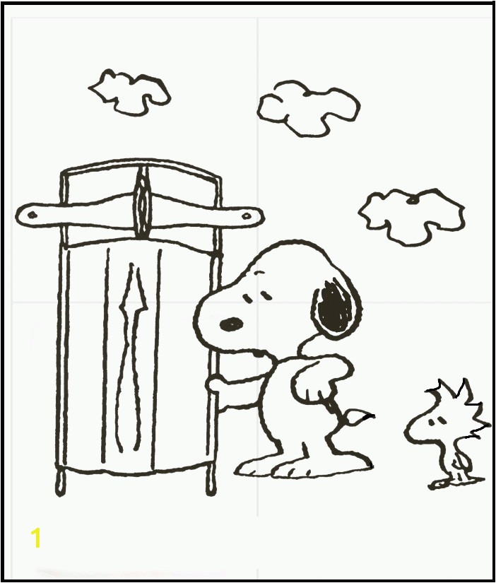 snoopy and woodstock christmas coloring pages