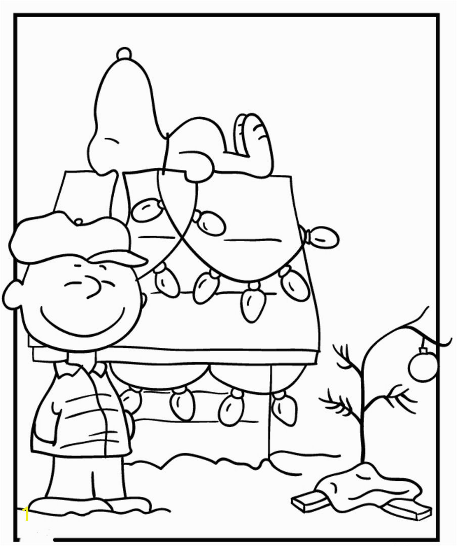 snoopy christmas coloring pages