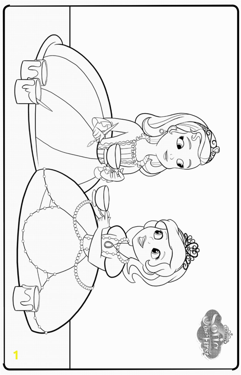sofia the first coloring pages pdf