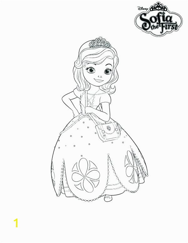 sofia the first coloring pages pdf