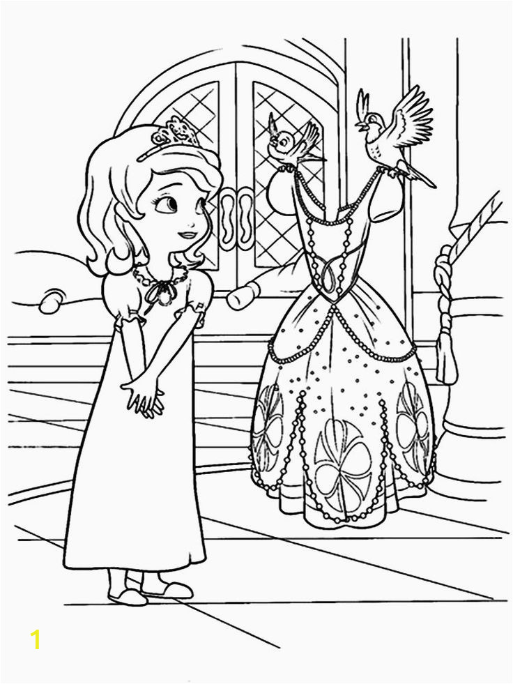 Sofia the First Mermaid Coloring Pages 27 sophia the First Coloring Book In 2020