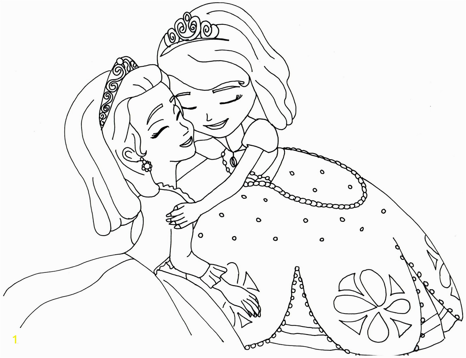 sofia the first coloring pages