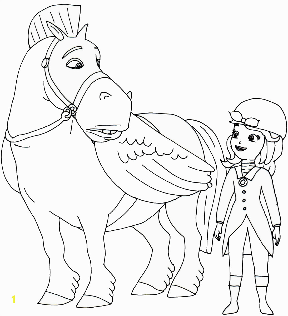 sofia the first coloring pages