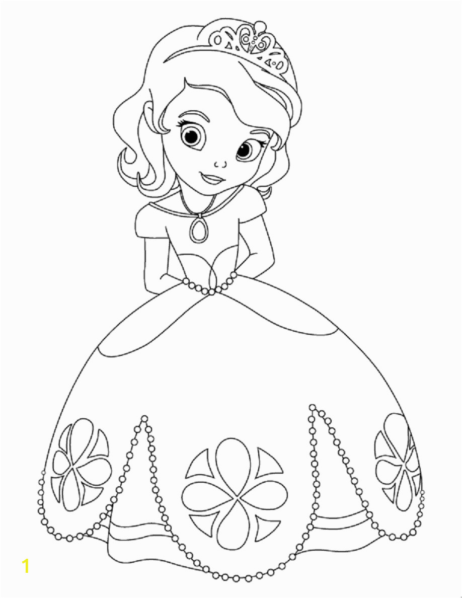 Sofia the First Printable Coloring Pages sofia the First Coloring Pages
