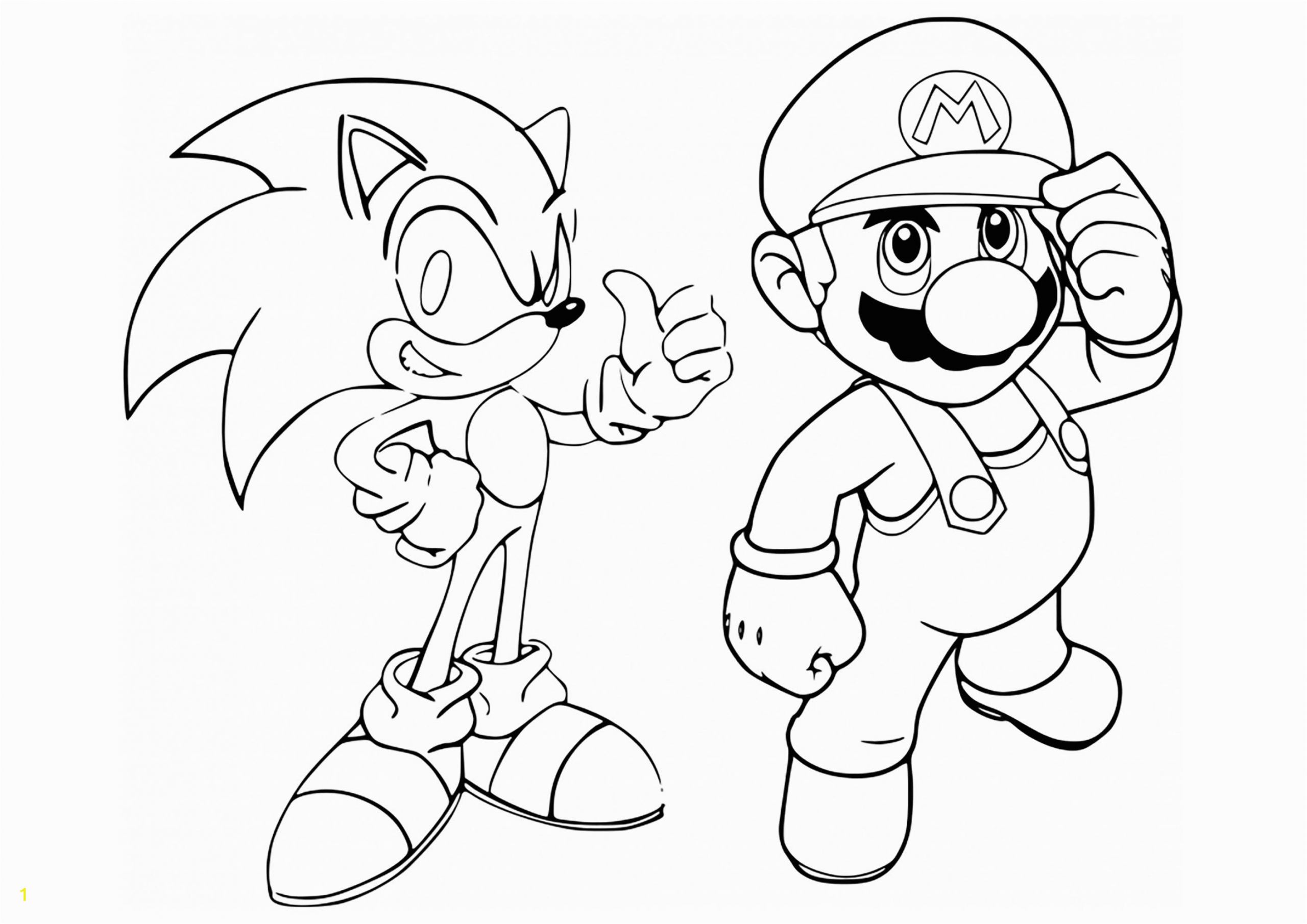 image=mario bros coloring mario and sonic 1