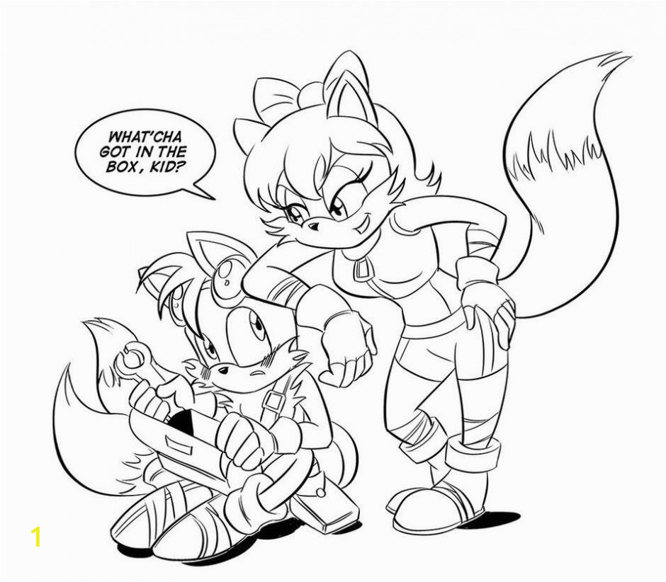 collectioncdwn classic sonic and tails coloring pages