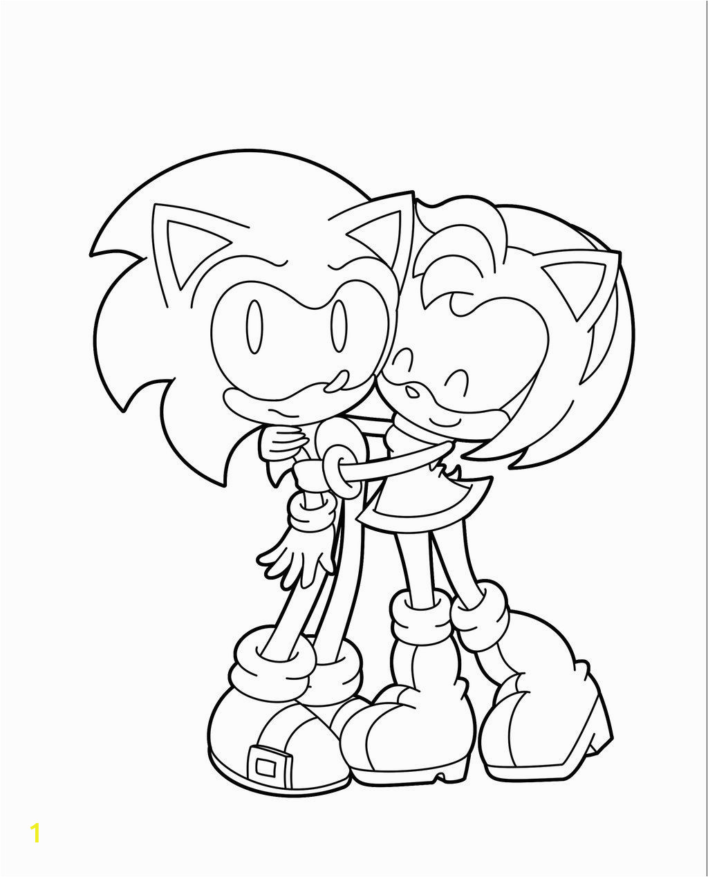 baby sonic coloring pages