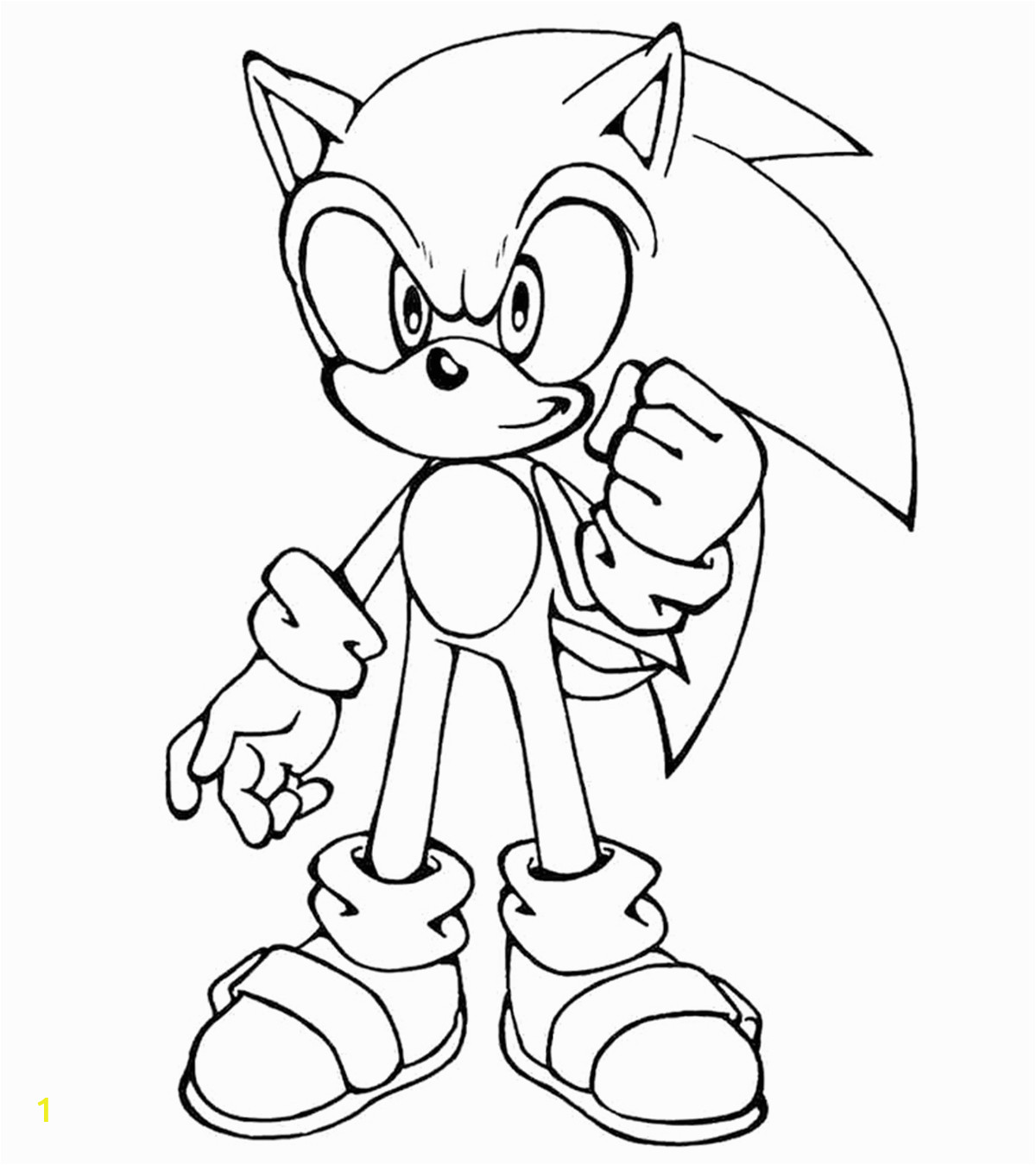 sonic hedgehog coloring pages tails