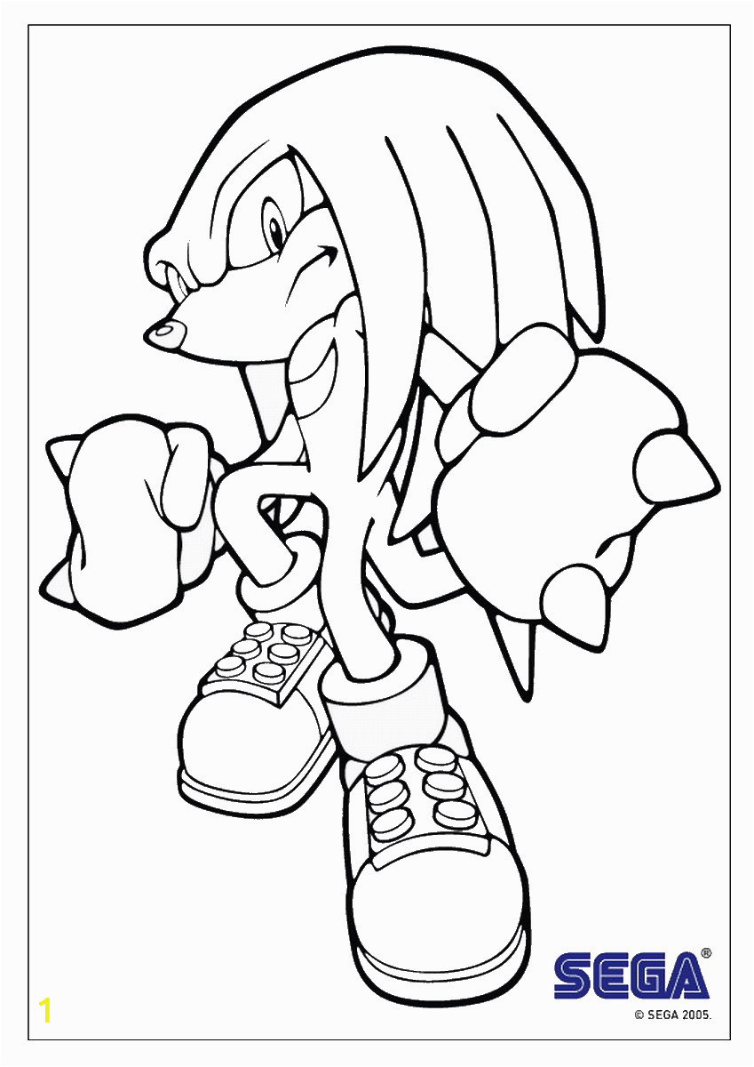 sonic the hedgehog coloring pages