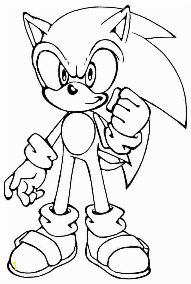 sonic the hedgehog running coloring pages