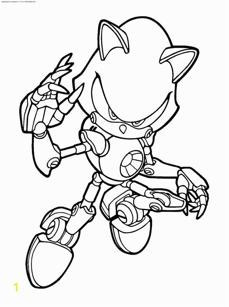 sonic the werehog coloring pages to print