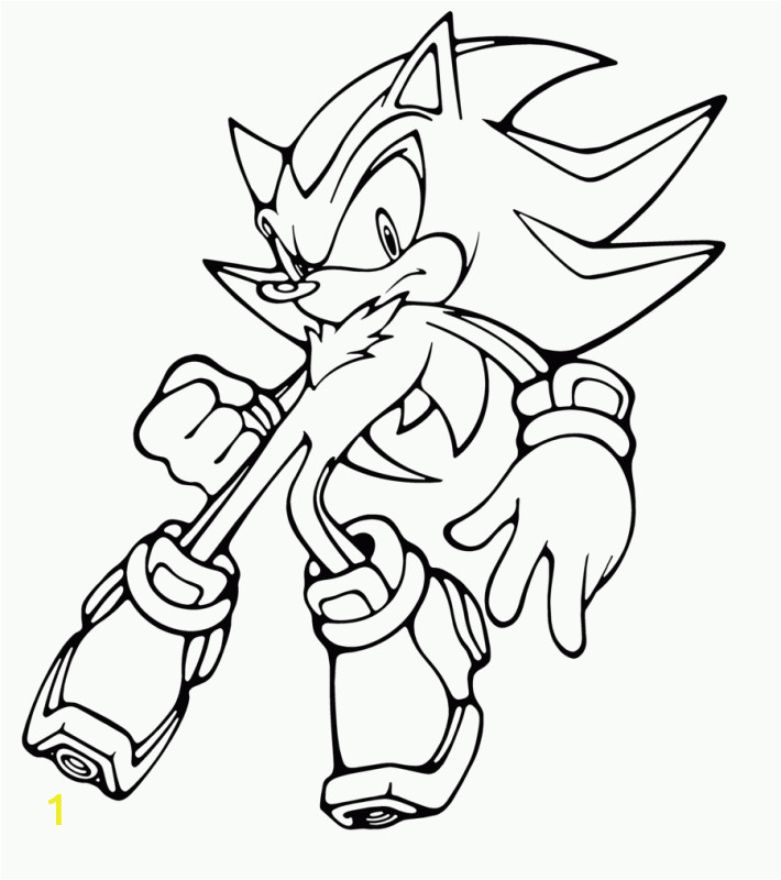 sonic the werehog coloring pages to print