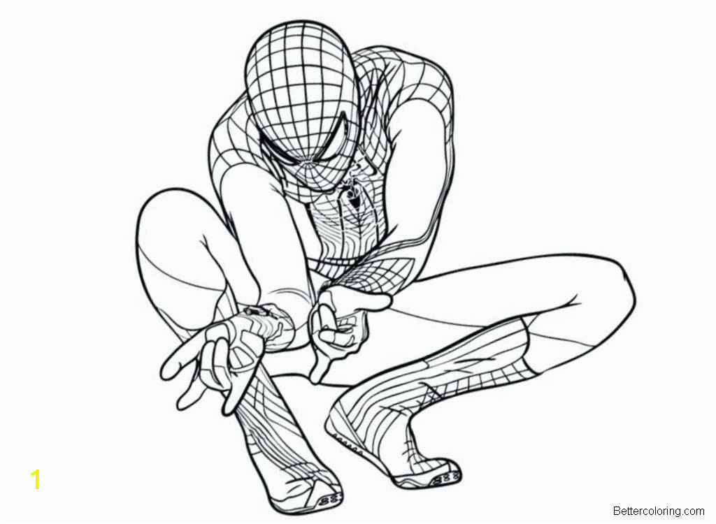 spiderman home ing coloring pages lineart