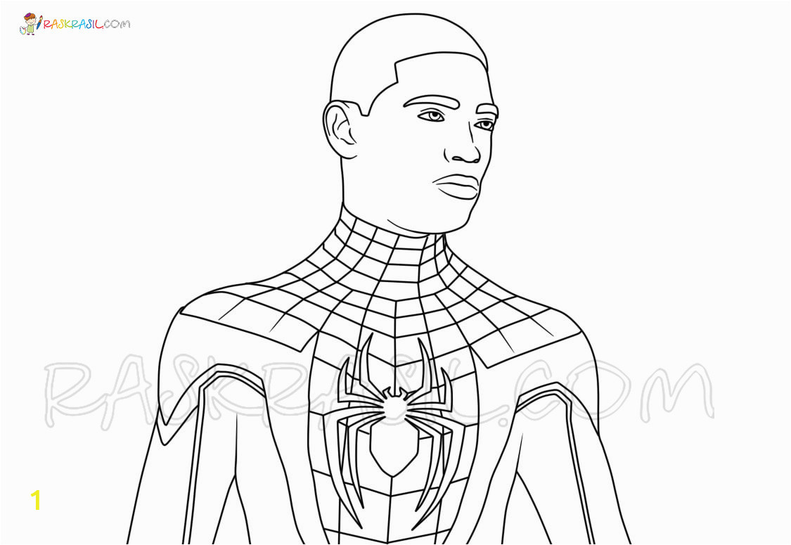 miles morales coloring pages
