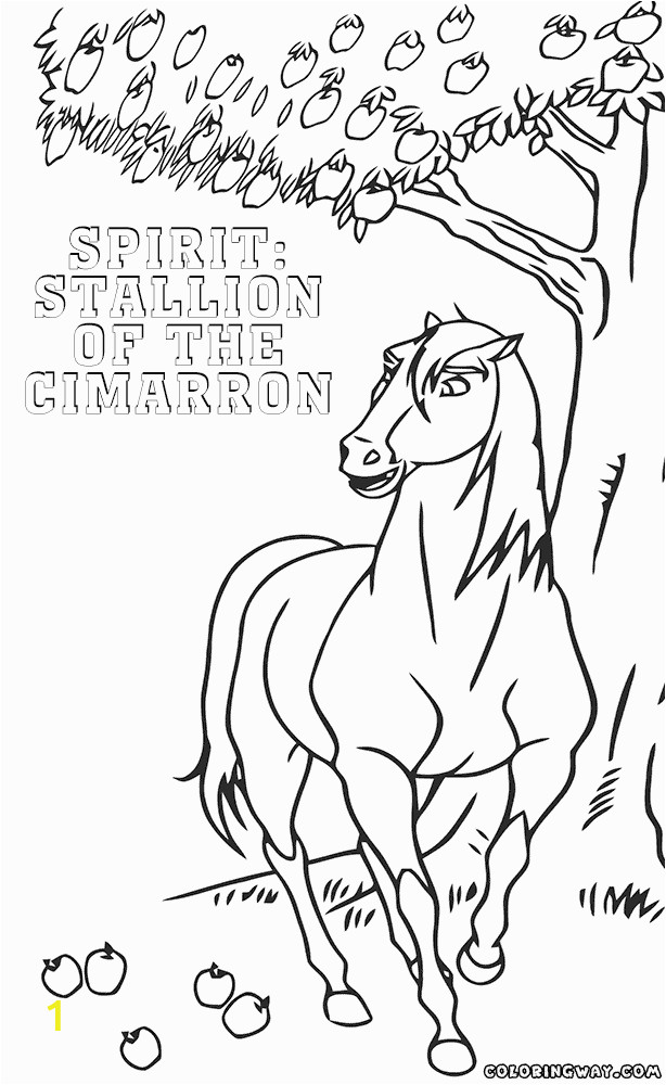 spirit cimarron coloring pages