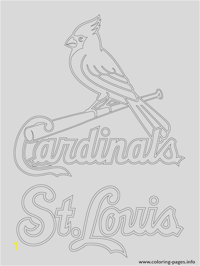 34 best of stock of st louis cardinals coloring page