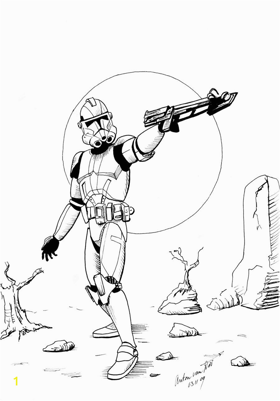 Clone Trooper coloring page