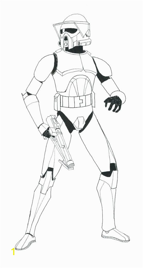 clone trooper helmet drawing