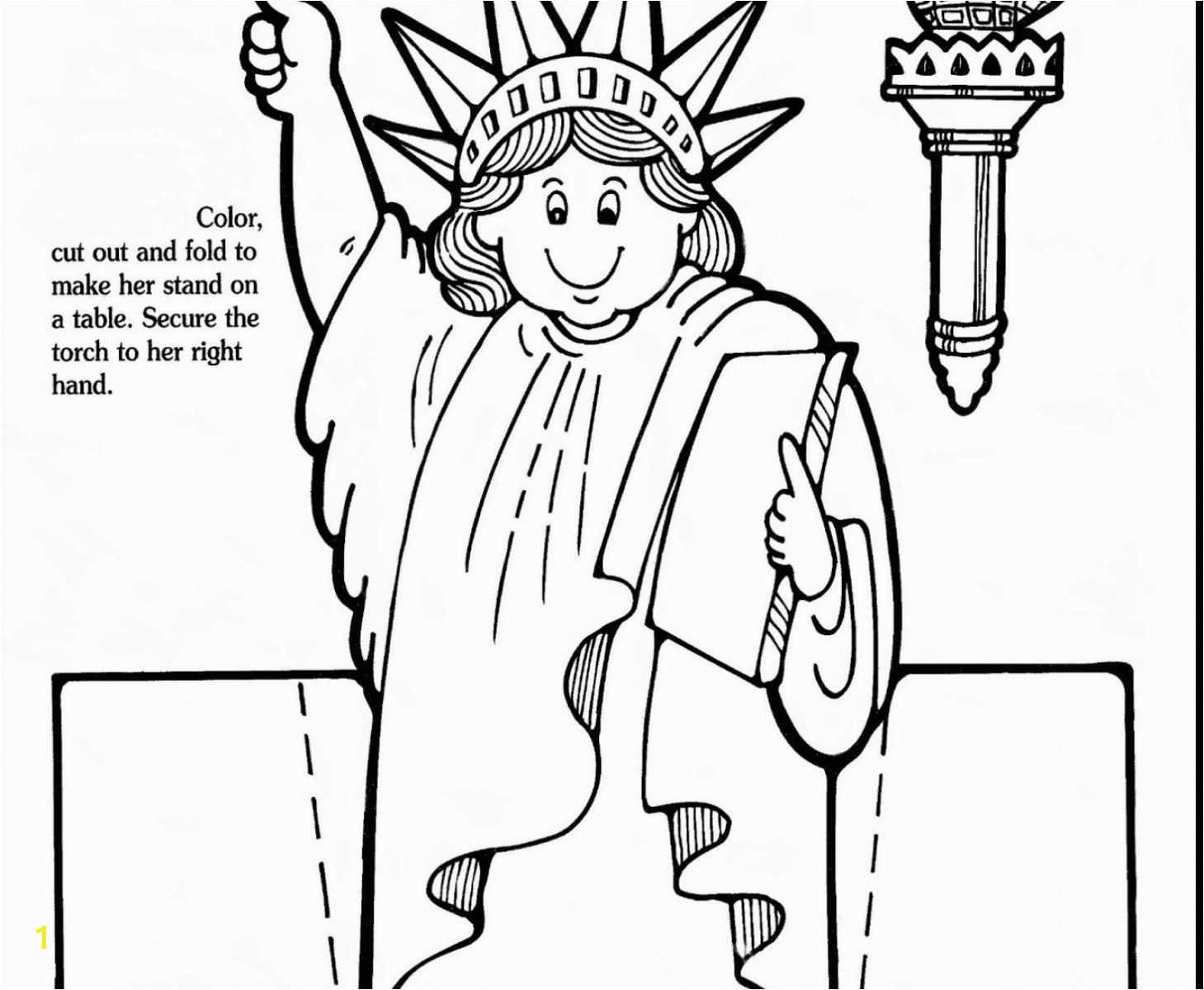 statue of liberty face drawing