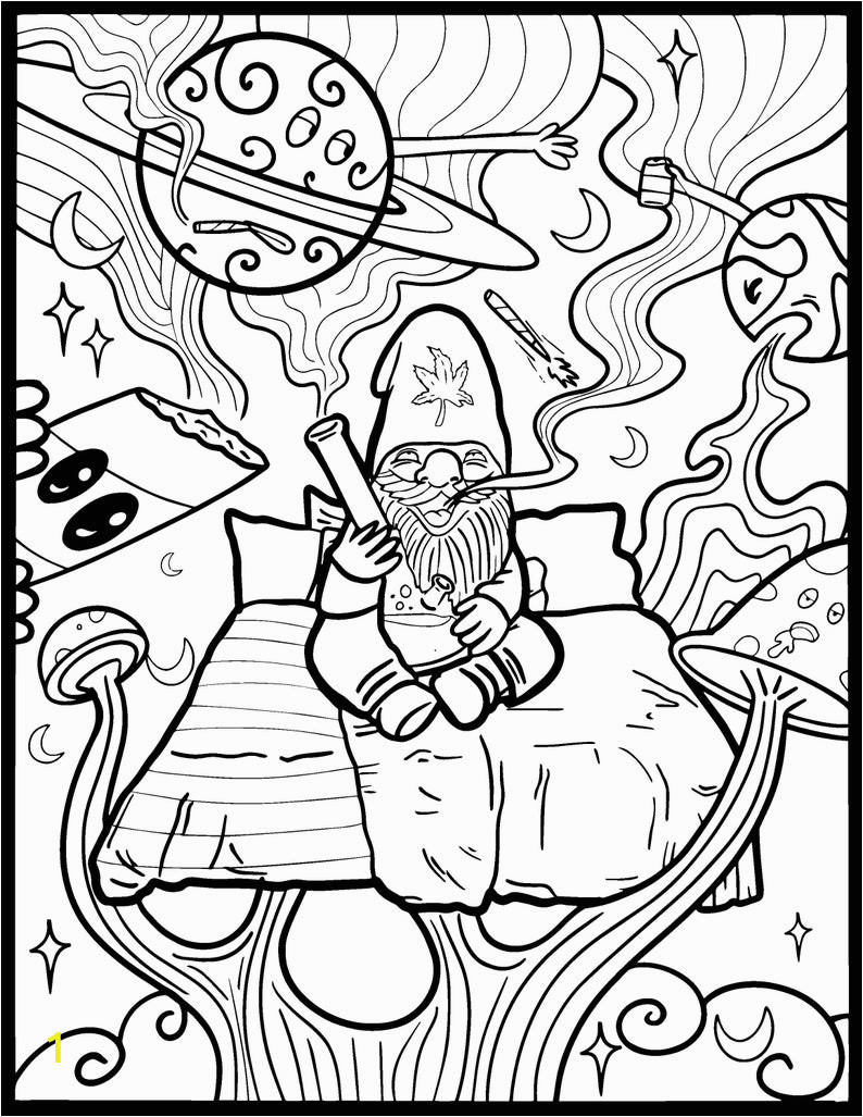 Stoner Inappropriate Coloring Pages for Adults Stoner Coloring Page for Adults Mature Content Funny Draw