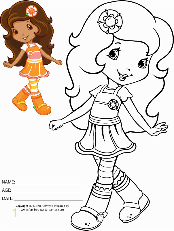 Strawberry Shortcake and Friends Coloring Pages Free Coloring Pages Strawberry Shortcake 56