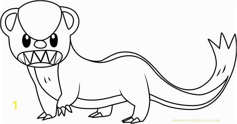 Sun and Moon Pokemon Coloring Pages Yungoos Pokemon Sun and Moon