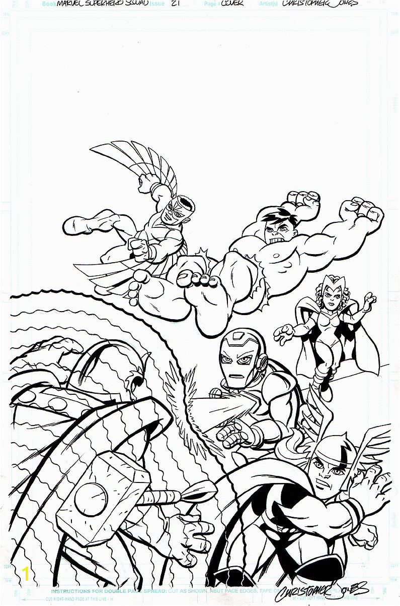marvel superhero squad coloring pages