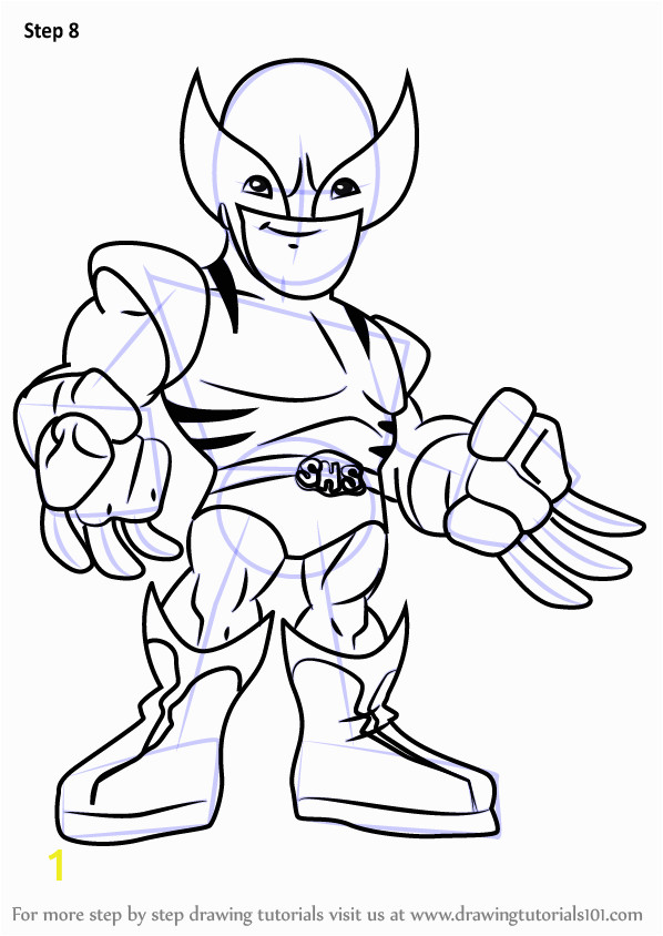 Super Hero Squad Wolverine Coloring Pages Learn How to Draw Wolverine From the Super Hero Squad Show