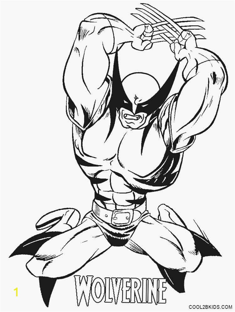Super Hero Squad Wolverine Coloring Pages Printable Wolverine Coloring Pages for Kids