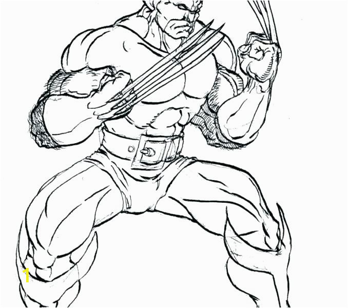 wolverine cartoon drawing