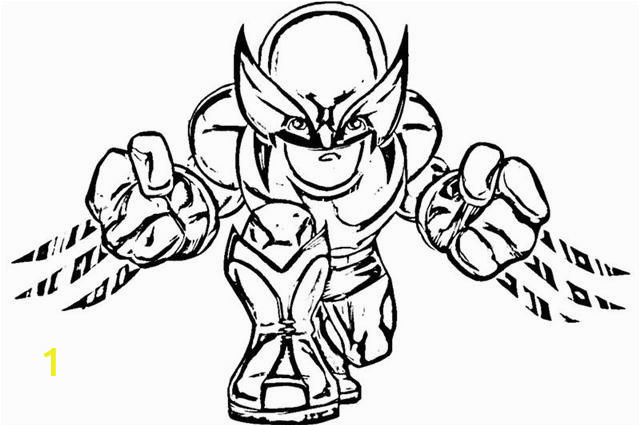 Super Hero Squad Wolverine Coloring Pages Wolverine Super Hero Squad Show Coloring Pages