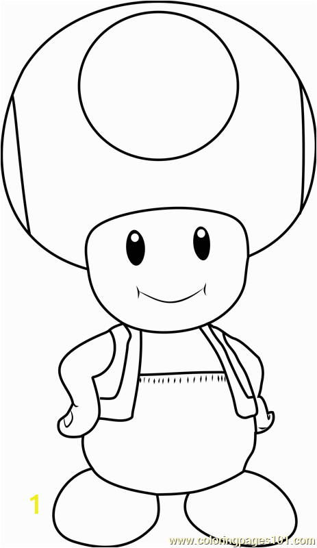 toad coloring page