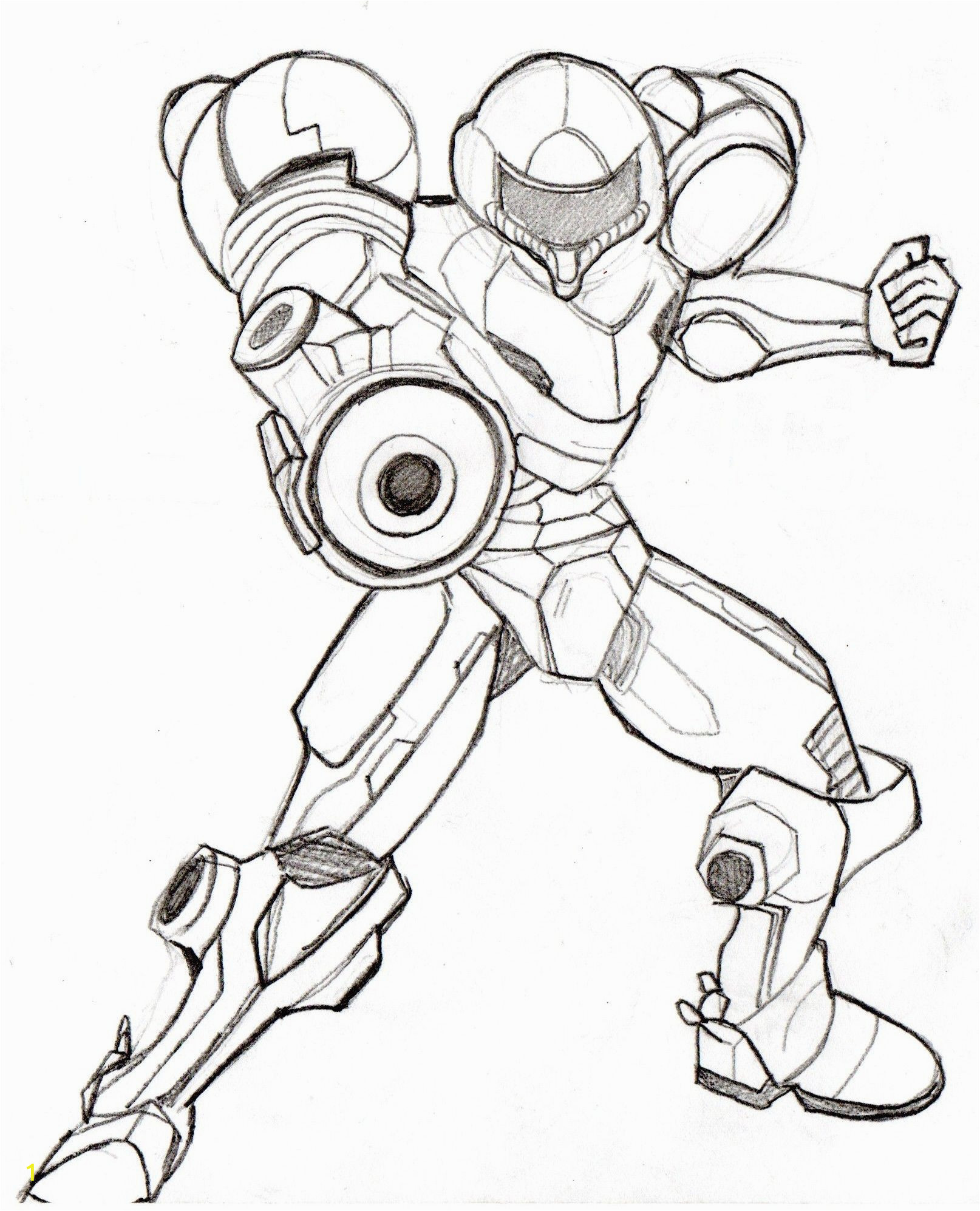 samus super smash bros coloring pages